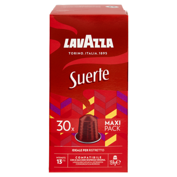 Lavazza Suerte Compatibile con Nespresso Original 30 Capsule 159 g