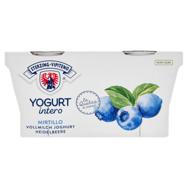 Sterzing Vipiteno Yogurt intero Mirtillo 2 x 125 g