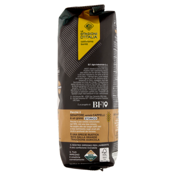 Le Stagioni d'Italia Senatore varietà Cappelli Integrale Tortiglioni 500 g