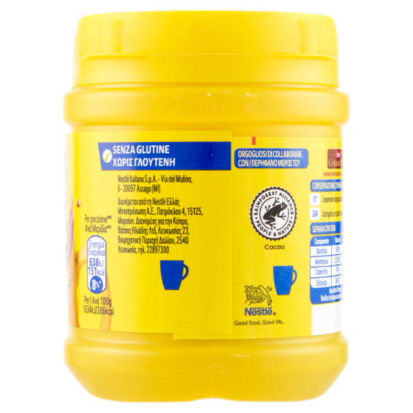 NESQUIK Preparato Solubile per Bevanda con Cacao Magro barattolo 250 g