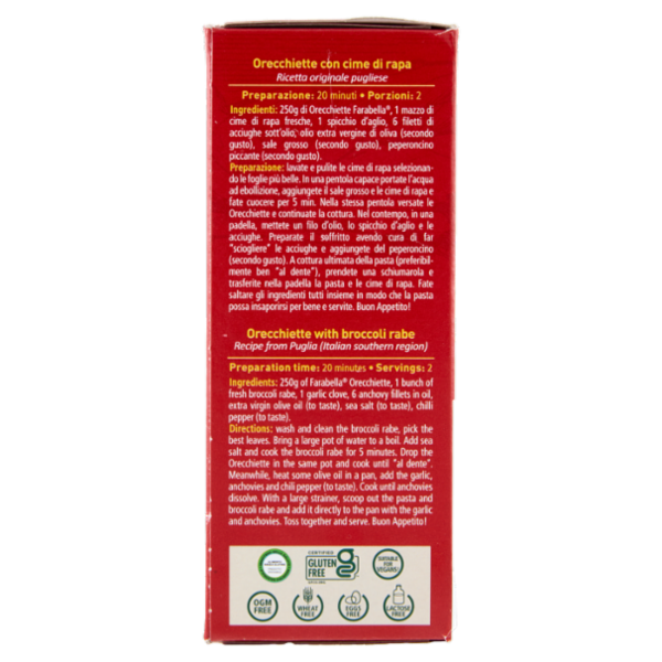 Farabella Gluten Free i Regionali Orecchiette 250 g