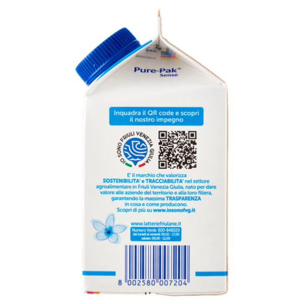 Latterie Friulane Latte Intero Più Giorni 500 ml