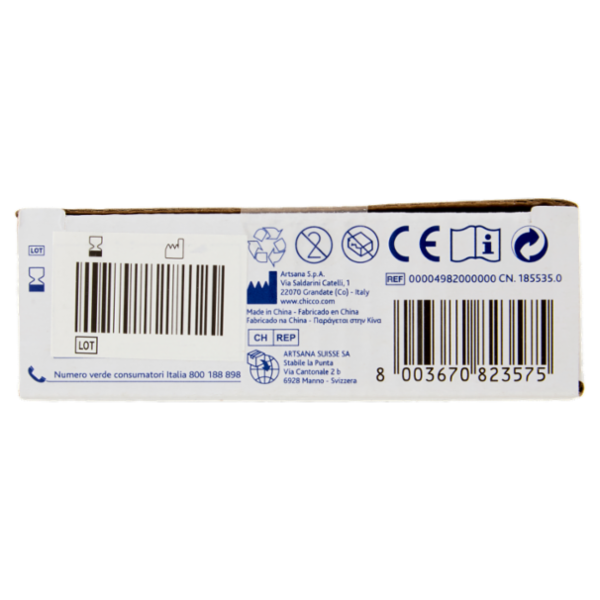 Chicco PhysioClean Ricambi Morbidi per Aspiratore Nasale 0m+ 10 pz