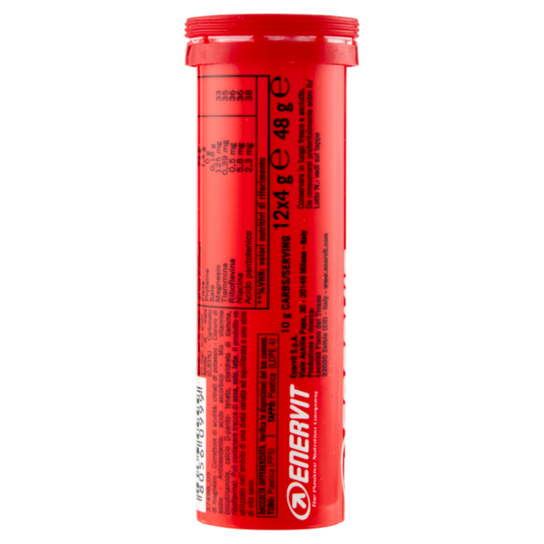 Enervit Carbo Tablets Lemon Flavour 12 x 4 g