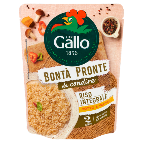 Riso Gallo Bontà Pronte da condire Riso Integrale 250 g