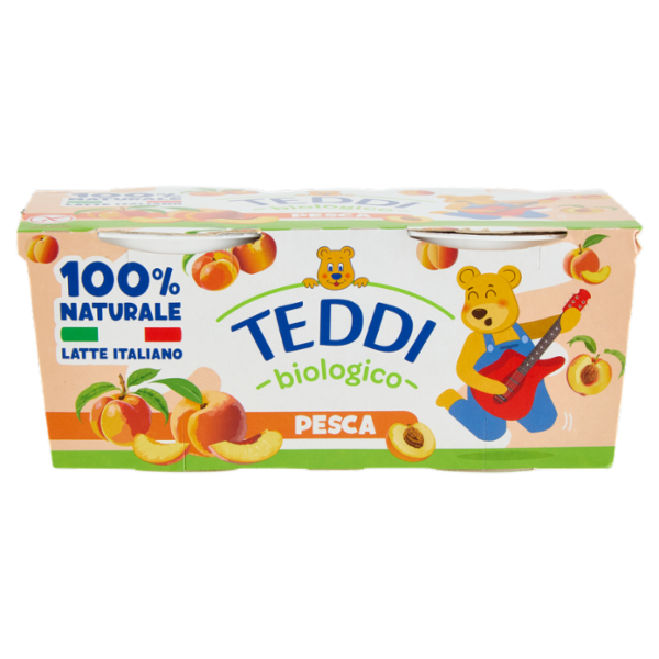 Teddi biologico Pesca 2 x 115 g