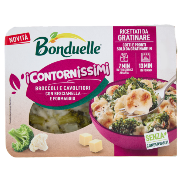 Bonduelle i Contornissimi Ricettati da Gratinare Broccoli e Cavolfiori 220 g