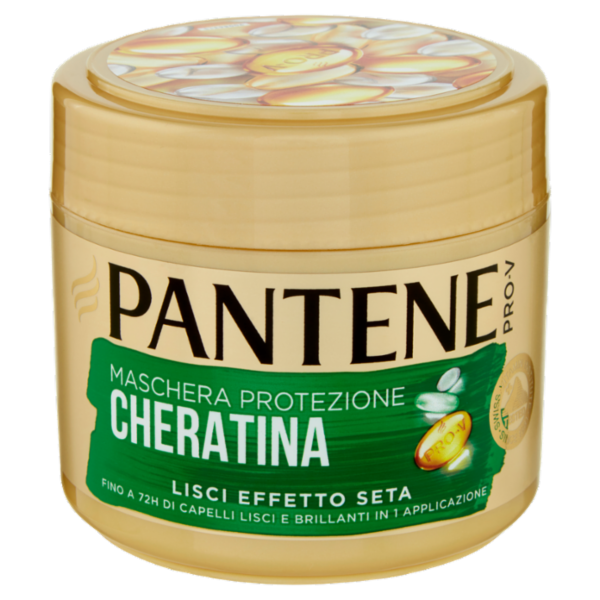 Pantene Pro-V Maschera Protezione Cheratina Lisci Effetto Seta 300 ml