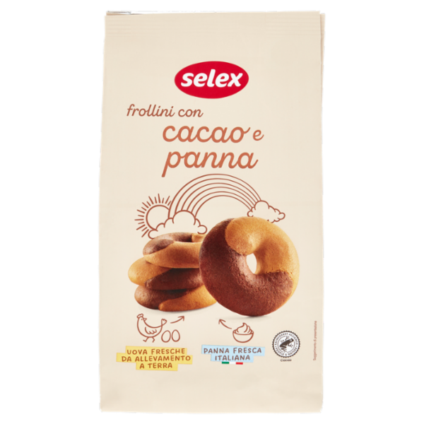 Selex Frollini con Cacao e Panna 350 g