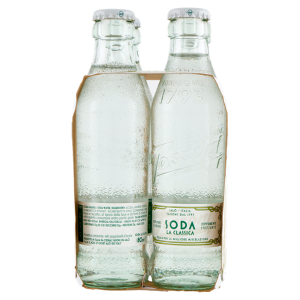 Tassoni Soda la Classica 4 x 180 ml