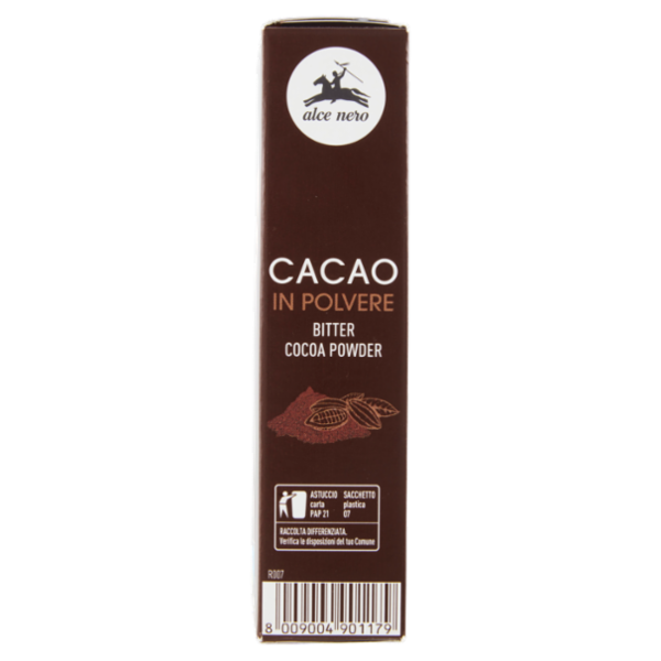 alce nero Cacao in Polvere 75 g
