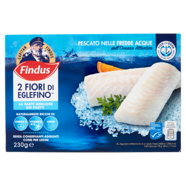 Capitan Findus 2 Fiori di Eglefino 230 g