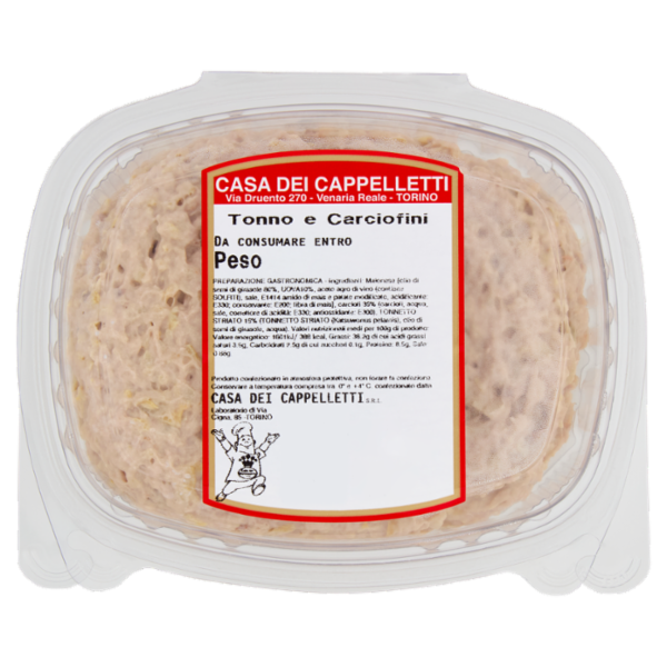 Casa dei Cappelletti Tonno e Carciofini 200 g