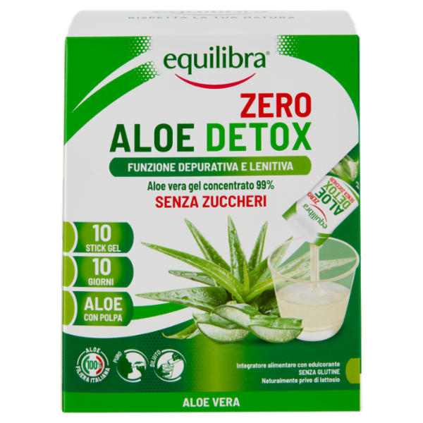 equilibra Aloe Detox Zero Stick Gel 10 x 30 ml