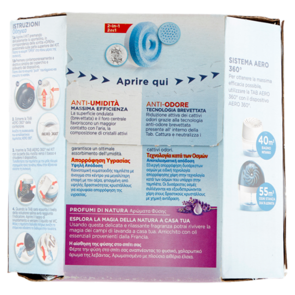 ARIASANA Aero 360 Tab Lavanda Relax bipack 2 x 450 g