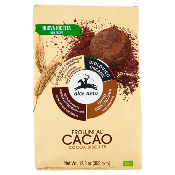 alce nero Frollini al Cacao 350 g
