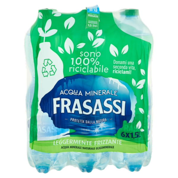 Frasassi Acqua Minerale Leggermente Frizzante 6 x 1,5 L