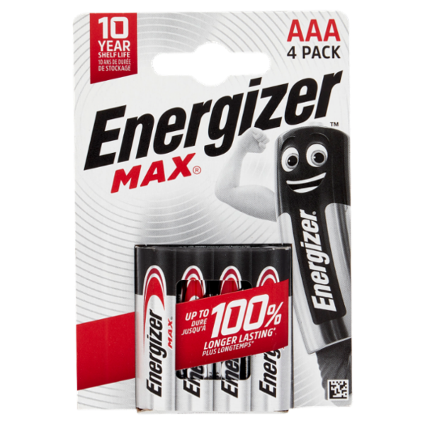 Energizer Max AAA 4 pz
