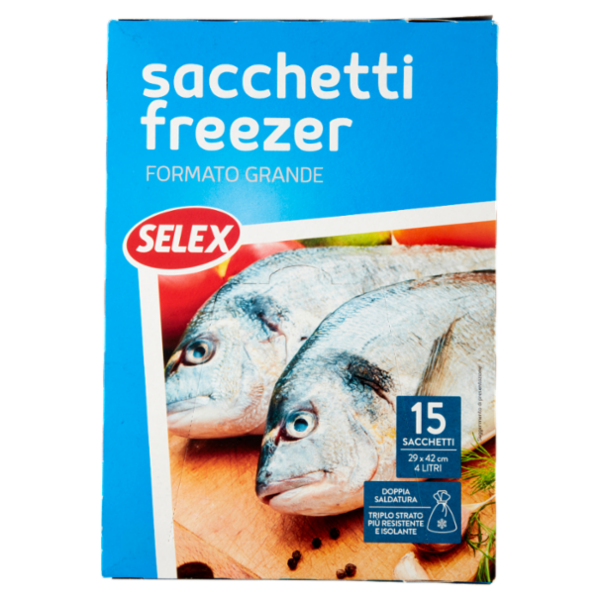 Selex Sacchi Gelo Grandi Cm 29X42 15 pezzi