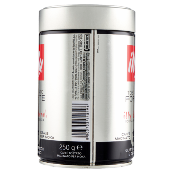 illy Tostato Forte Caffè Macinato Ideale per Moka 250 g