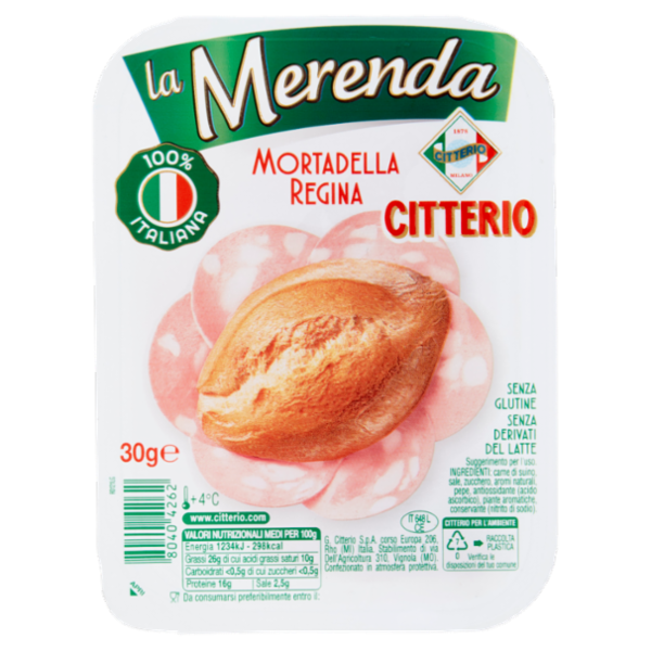 Citterio la Merenda Mortadella Regina 30 g