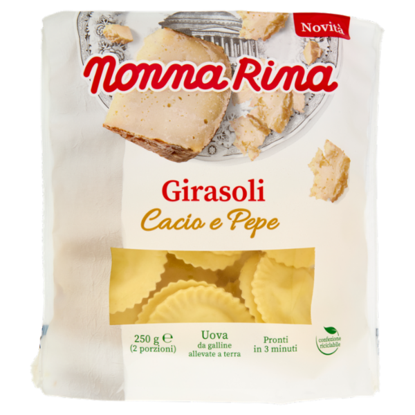 Nonna Rina Girasoli Cacio e Pepe 250 g
