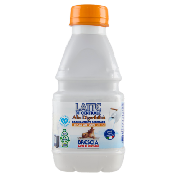 Brescia Latte di Centrale Alta Digeribilità Parzialmente Scremato Senza Lattosio 500 ml