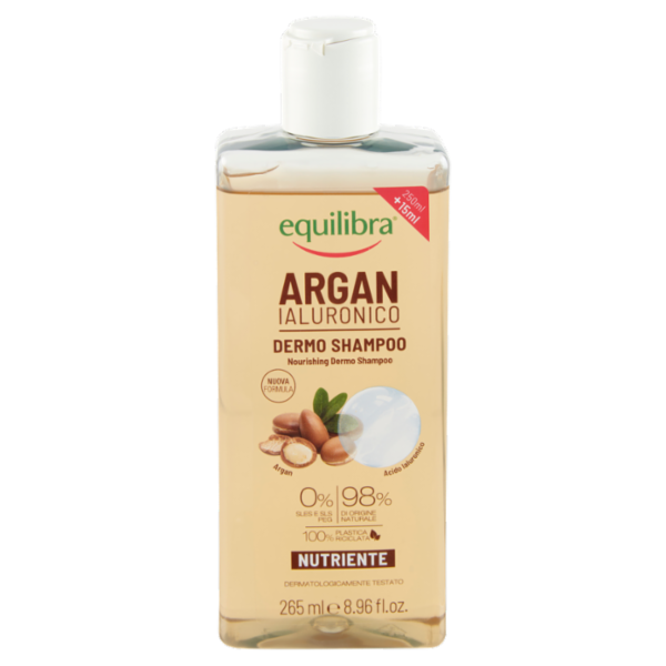 equilibra Argan Ialuronico Dermo Shampoo Nutriente 265 ml