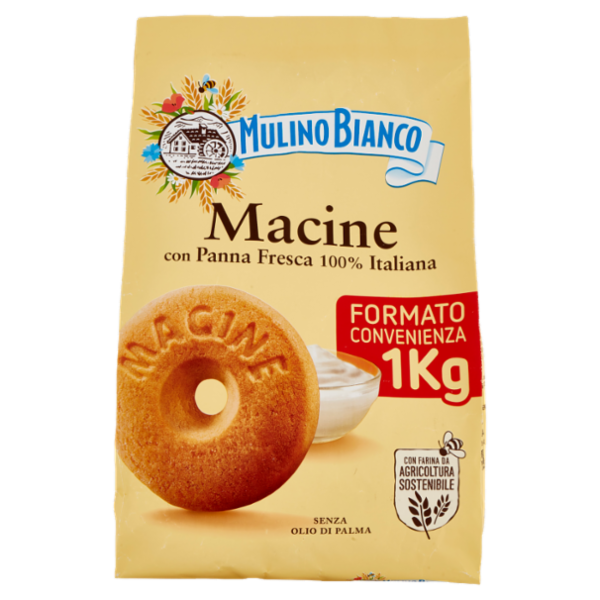Mulino Bianco Macine Biscotti con Panna Fresca 1Kg