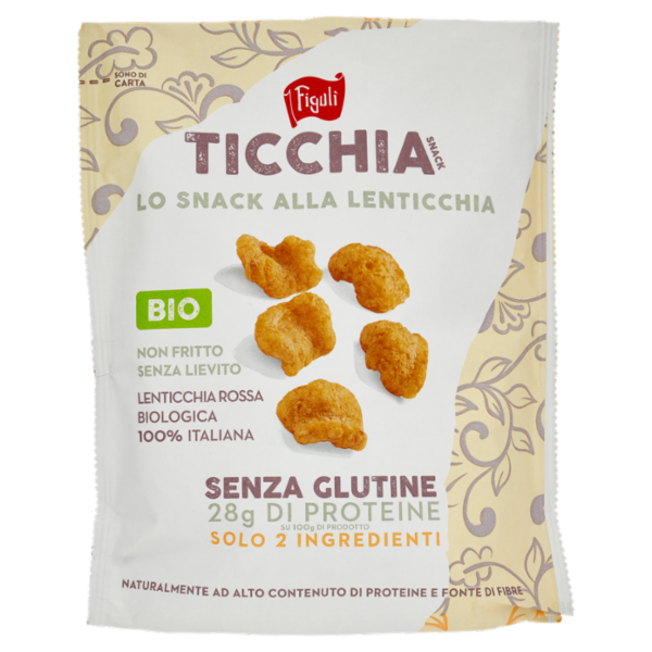 Figulì Ticchia Snack lo Snack alla Lenticchia Bio 70 g
