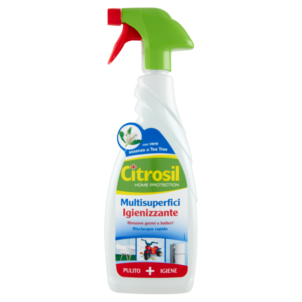 Citrosil Home Protection - Detergente Multisuperfici Igienizzante germi e batteri Tea Tree, 650 ml