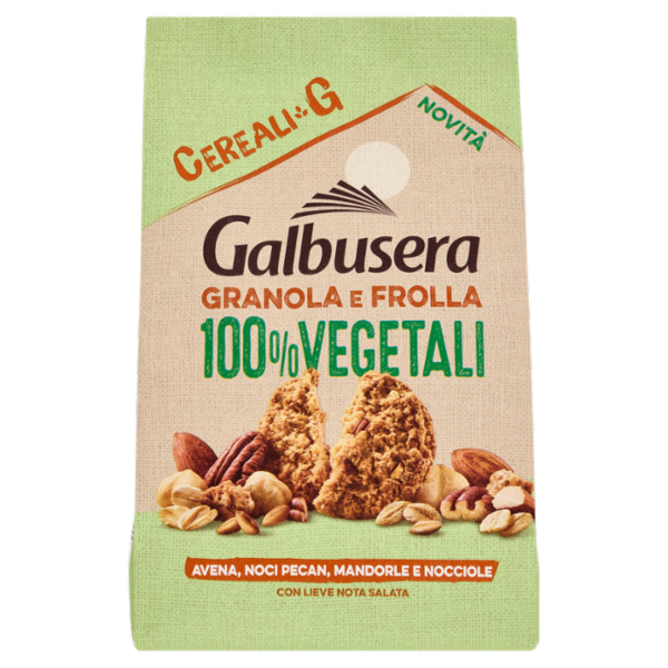 Galbusera Cereali G Granola e Frolla Avena, Noci Pecan, Mandorle e Nocciole 280 g