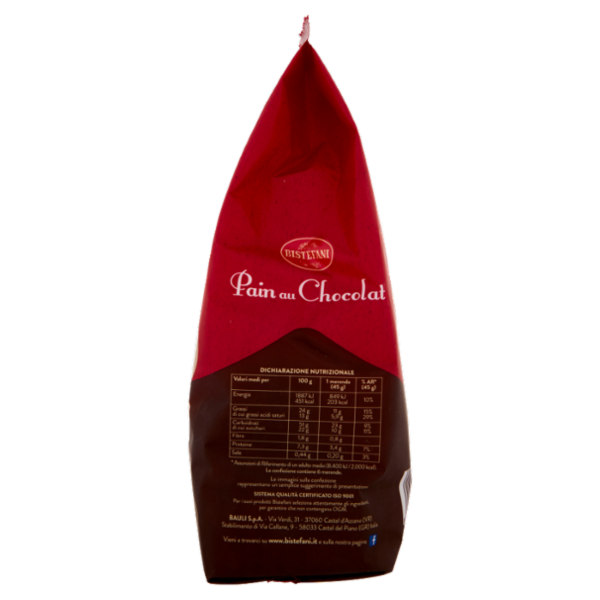 Bistefani Pain au Chocolat 6 x 45 g