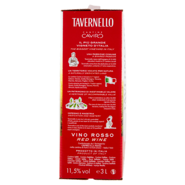 Tavernello Vino Rosso 3 L