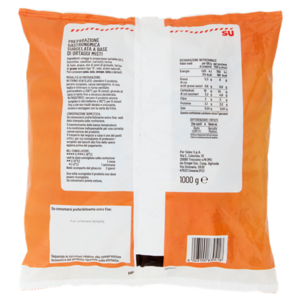 Sù Verdure Miste Pastellate Surgelate 1 kg