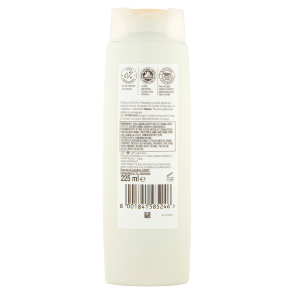 Pantene Shampoo Antiforfora 225 ml