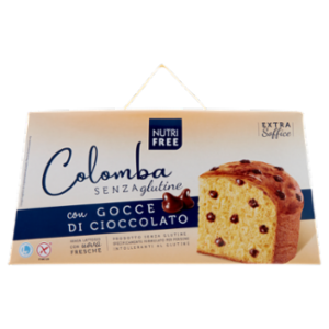 Nutrifree Colomba Senza Glutine Con Gocce Di Cioccolato 550 g