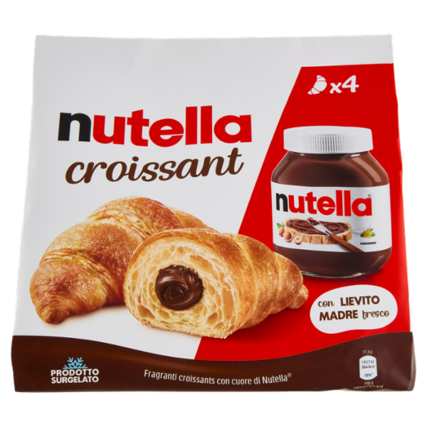 nutella croissant 4 pezzi 340 g