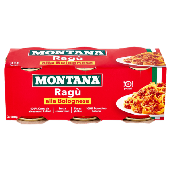 Montana Ragù alla Bolognese 3 x 100 g