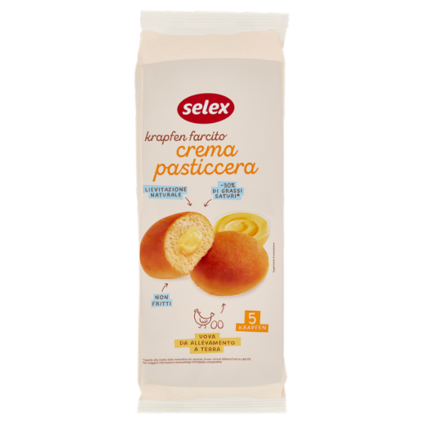 Selex Krapfen Farcito Crema Pasticcera 5x42 g