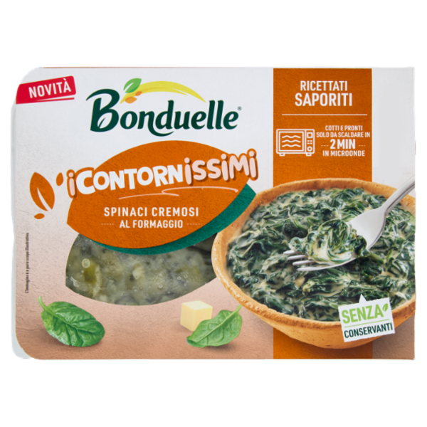 Bonduelle i Contornissimi Ricettati Saporiti Spinaci Cremosi al Formaggio 220 g