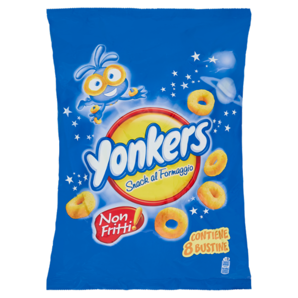 Yonkers snack al Formaggio Multipack 8 Bustine - 120g