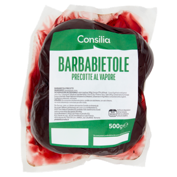 Consilia Barbabietole Rosse Pulite, Cotte e Pronte da Consumare 500 g
