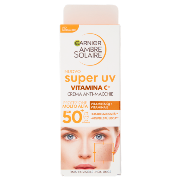 Garnier Ambre Solaire Fluido Anti - Macchie alla Vitamina C SPF50 40 ml