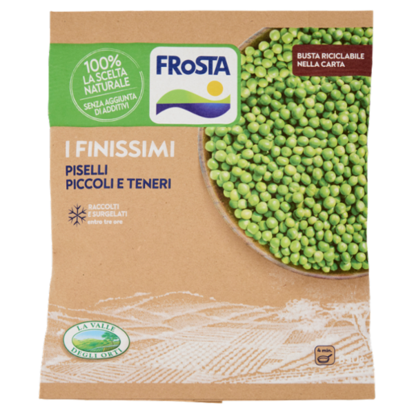 FRoSTA i Finissimi Piselli Piccoli e Teneri Surgelati 850 g