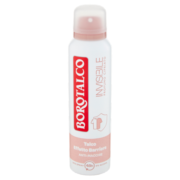 Borotalco Invisibile Profumo Cipriato Deo Spray 150 ml