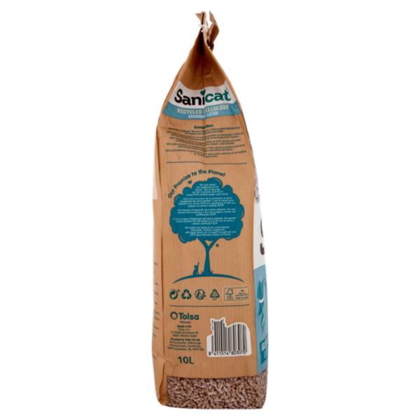 Sanicat Recycled Cellulose Absorbent Litter 10 L