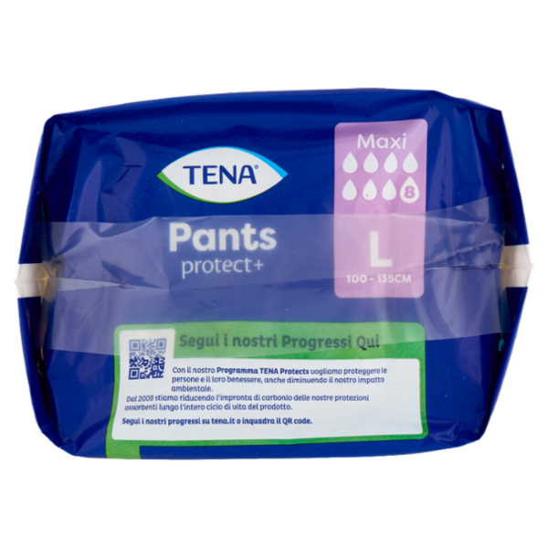 Tena Pants protect+ Maxi L 8 pz