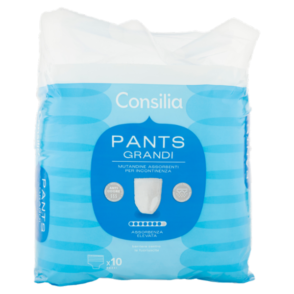 Consilia Mutandine Assorbenti Pants Misura Large 10 pezzi