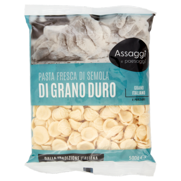 Assaggi e paesaggi Pasta Fresca di Grano Duro Orecchiette 500 g